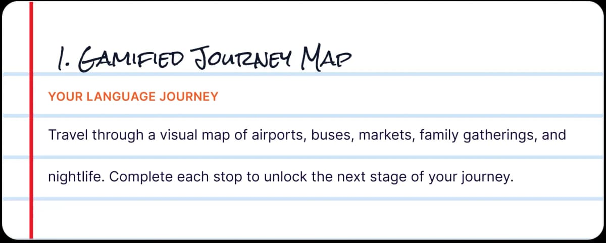 1. Gamified Journey Map